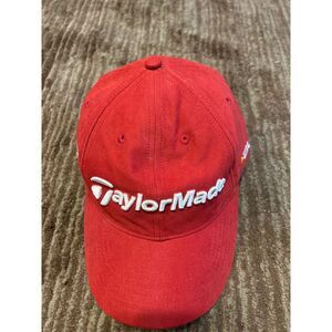 Vintage TaylorMade Red Burner r7 Golf Cap  Baseball Style Hat Adjustable New‎